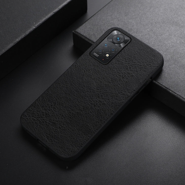 For Xiaomi Redmi Note 11 Pro Falette Texture PU Shockproof Phone Case(Black) - Xiaomi Cases by PMC Jewellery | Online Shopping South Africa | PMC Jewellery