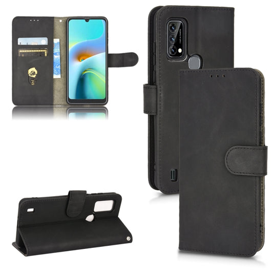 For Blackview A50 Skin Feel Magnetic Flip Leather Phone Case(Black) - More Brand by PMC Jewellery | Online Shopping South Africa | PMC Jewellery | Buy Now Pay Later Mobicred