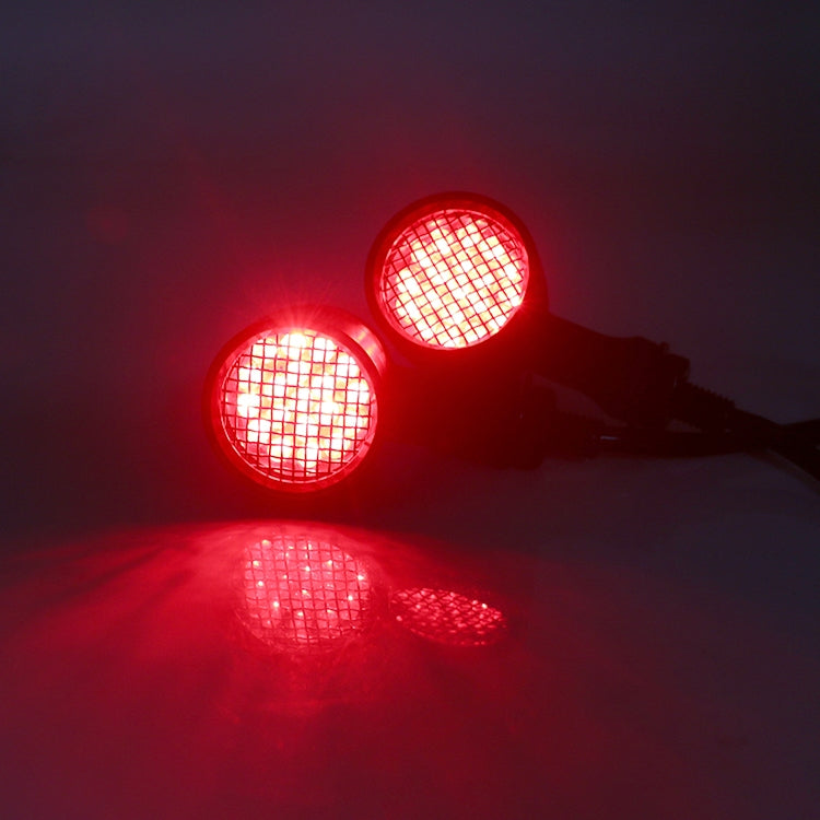 Z008 1 Pair 12V Modified Universal Motorcycle LED Turn Signal, Light Color:Red Light(Black) - Turn Signal by PMC Jewellery | Online Shopping South Africa | PMC Jewellery | Buy Now Pay Later Mobicred