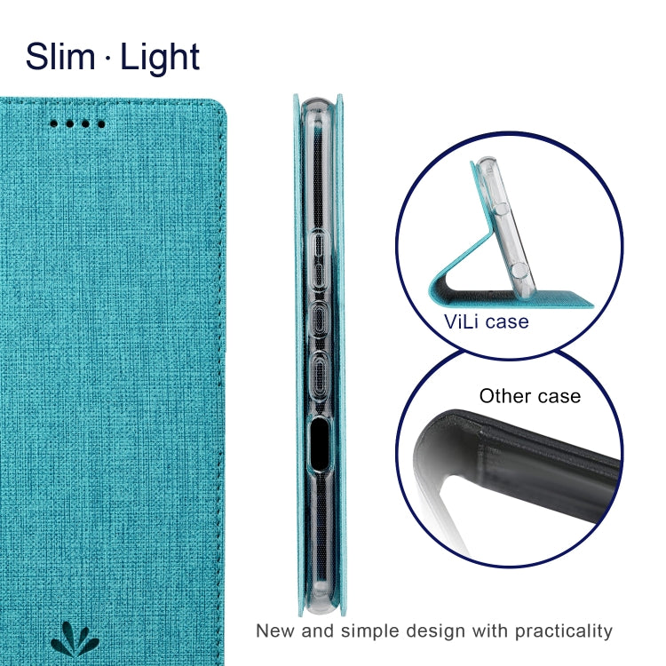 For Sharp Aquos Wish ViLi DMX Series Shockproof TPU + PU Leather Magnetic Attraction Horizontal Flip Case(Blue) - free shipping - PMC Jewellery - Order now!