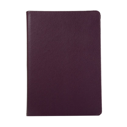 For Lenovo M10 Plus 3rd Litchi Texture 360 Degrees Rotation Leather Tablet Case with Holder(Purple) - Other Galaxy Tab PC by PMC Jewellery | Online Shopping South Africa | PMC Jewellery | Buy Now Pay Later Mobicred