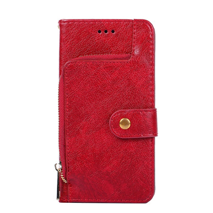 For Blackview A55 Zipper Bag Leather Phone Case(Red) - More Brand by PMC Jewellery | Online Shopping South Africa | PMC Jewellery | Buy Now Pay Later Mobicred