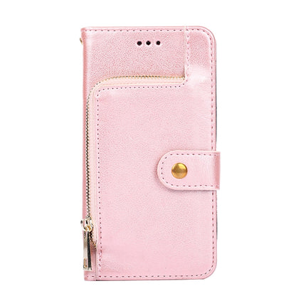 For Blackview A55 Zipper Bag Leather Phone Case(Rose Gold) - More Brand by PMC Jewellery | Online Shopping South Africa | PMC Jewellery | Buy Now Pay Later Mobicred