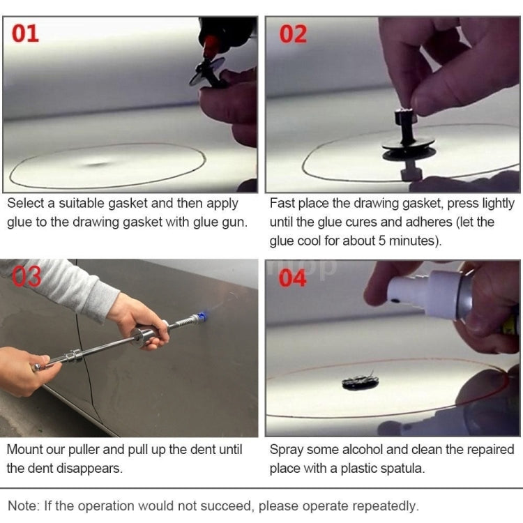 N4 107 in 1 Car Paintless Dent Removal Fender Damage Repair Puller Lifter, Plug Type:UK Plug - Sheet Metal Tools by PMC TechLife | Online Shopping South Africa | PMC TechLife | Buy Now Pay Later Mobicred