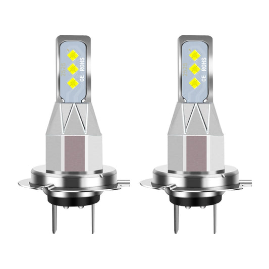 1 Pair H7 DC 12V-24V 12W 1800LM Car LED Fog Light(Yellow Light) - Fog / Driving Lights by PMC Jewellery | Online Shopping South Africa | PMC Jewellery | Buy Now Pay Later Mobicred