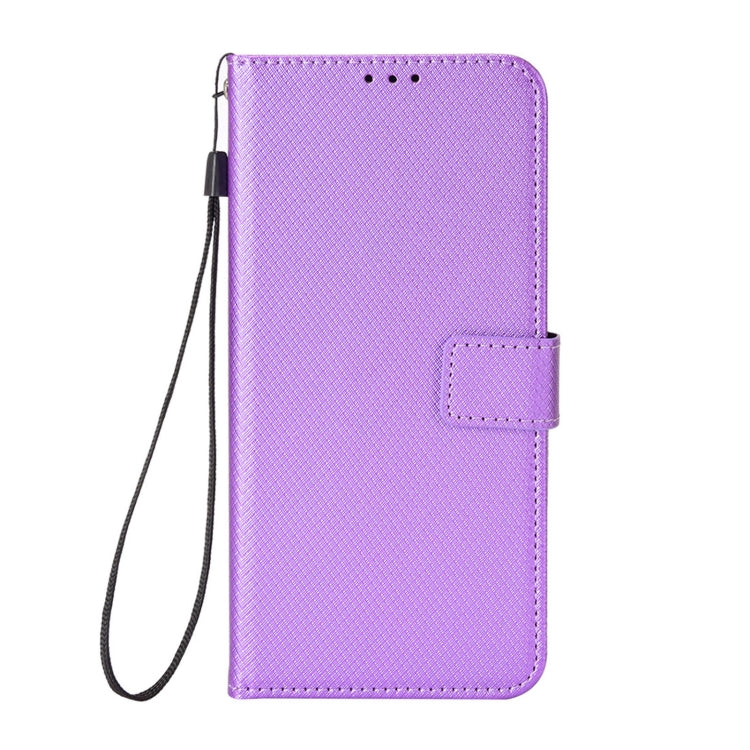 For Blackview A50 Diamond Texture Leather Phone Case(Purple) - More Brand by PMC Jewellery | Online Shopping South Africa | PMC Jewellery | Buy Now Pay Later Mobicred