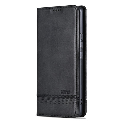 For vivo X100 AZNS Magnetic Calf Texture Leather Phone Case(Black) - X100 Cases by AZNS | Online Shopping South Africa | PMC Jewellery | Buy Now Pay Later Mobicred