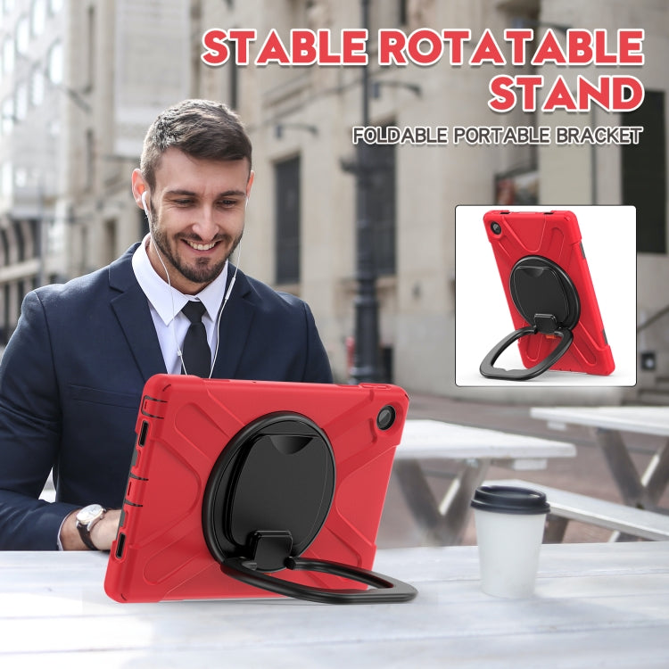 For Lenovo Tab M10 Plus 10.6 3rd Gen 2022 Silicone + PC Protective Tablet Case(Red) - Lenovo by PMC TechLife | Online Shopping South Africa | PMC TechLife | Buy Now Pay Later Mobicred