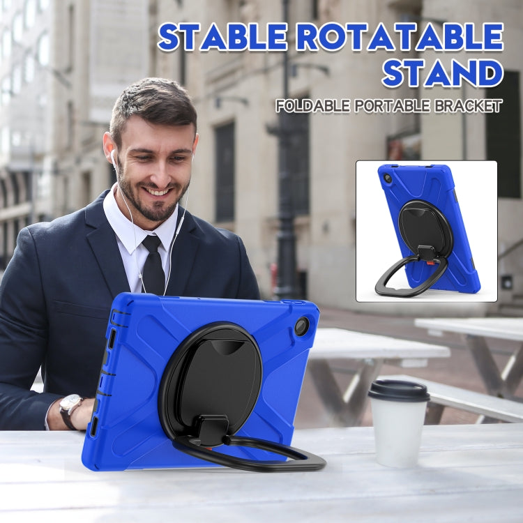 For Lenovo Tab M10 Plus 10.6 3rd Gen 2022 Silicone + PC Protective Tablet Case(Blue) - Lenovo by PMC TechLife | Online Shopping South Africa | PMC TechLife | Buy Now Pay Later Mobicred