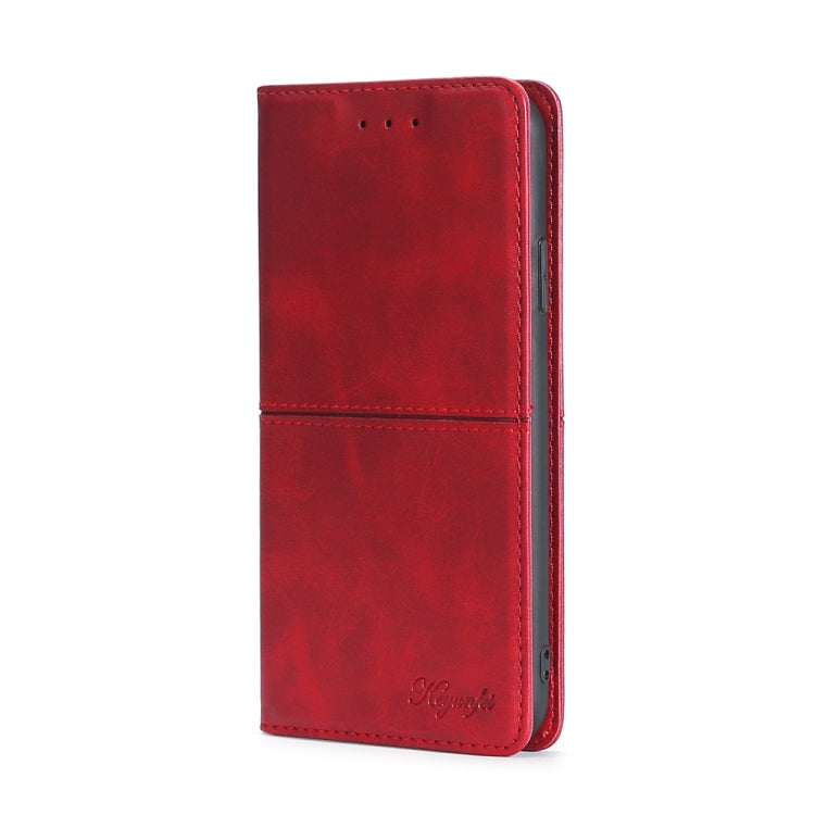 For Doogee X96 Pro Cow Texture Magnetic Horizontal Flip Leather Phone Case(Red) - Doogee Cases by PMC Jewellery | Online Shopping South Africa | PMC Jewellery | Buy Now Pay Later Mobicred