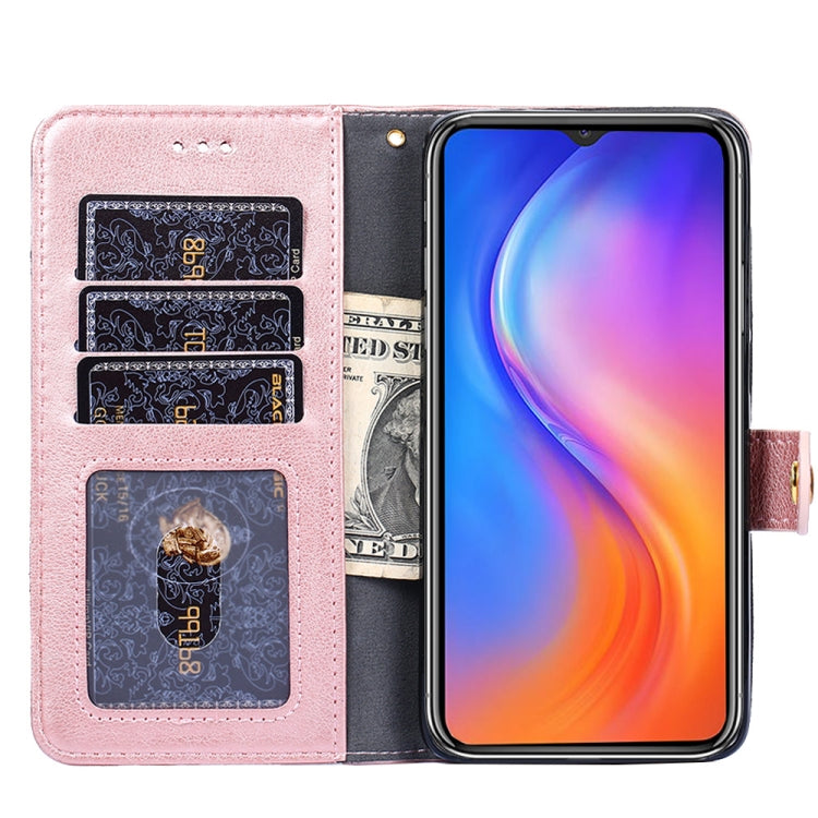 For DOOGEE X96 Pro Zipper Bag Leather Phone Case(Rose Gold) - More Brand by PMC Jewellery | Online Shopping South Africa | PMC Jewellery | Buy Now Pay Later Mobicred