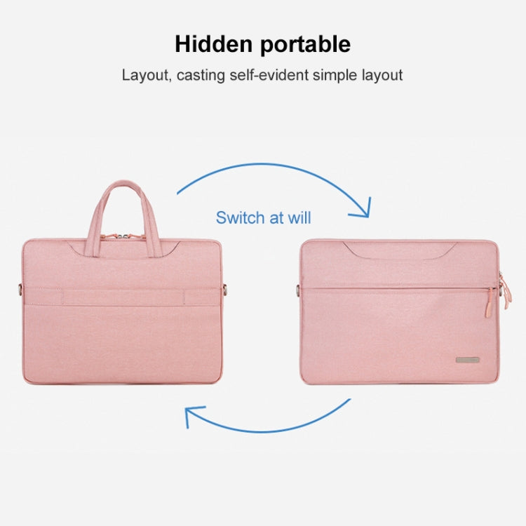 Handbag Laptop Bag Inner Bag with Shoulder Strap, Size:14 inch(Dark Blue) - Other by PMC Jewellery | Online Shopping South Africa | PMC Jewellery | Buy Now Pay Later Mobicred