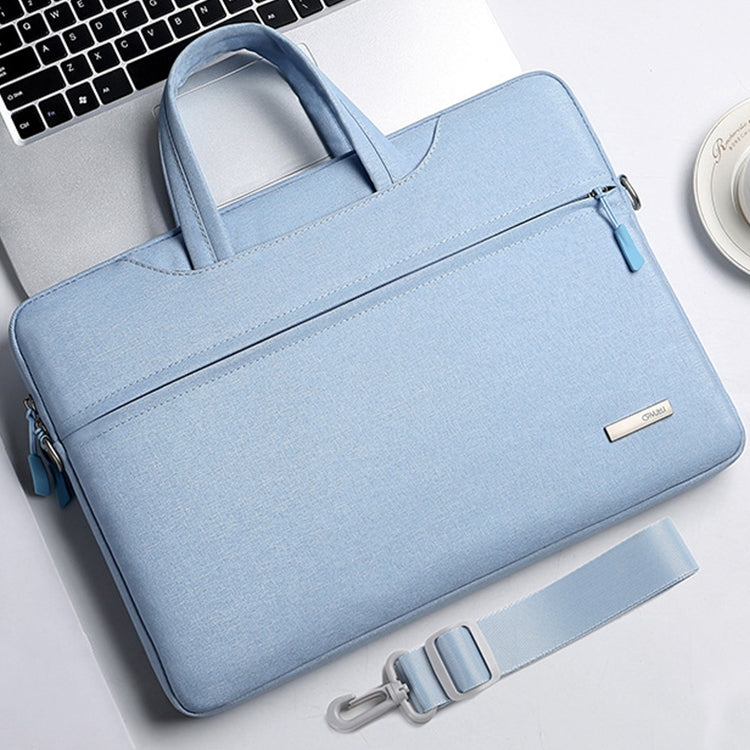 Handbag Laptop Bag Inner Bag with Shoulder Strap, Size:15.6 inch(Blue) - Other by PMC Jewellery | Online Shopping South Africa | PMC Jewellery | Buy Now Pay Later Mobicred