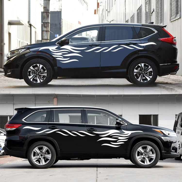 2 PCS/Set D-369 Totem Pattern Car Decorative Sticker(White) - Decorative Sticker by PMC TechLife | Online Shopping South Africa | PMC TechLife | Buy Now Pay Later Mobicred