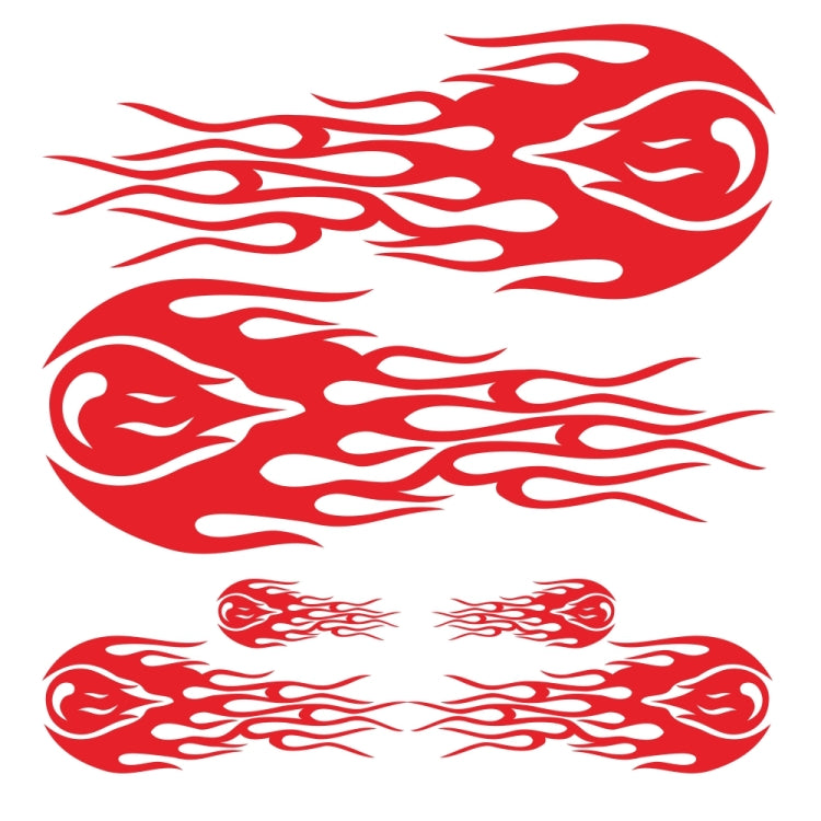 D-451 Car Modified Side Door Front Rear Bumpers Rearview Mirror Decorative Sticker(Red) - Decorative Sticker by PMC TechLife | Online Shopping South Africa | PMC TechLife | Buy Now Pay Later Mobicred