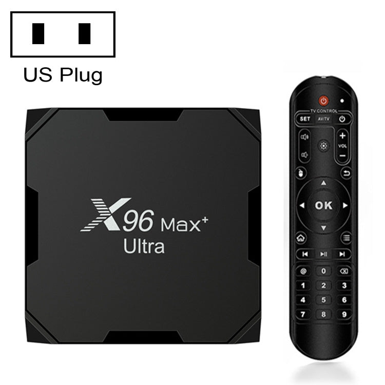 X96 Max+ Ultra 4GB+64GB Amlogic S905X4 8K Smart TV BOX Android 11.0 Media Player, Plug Type:US Plug - Others by PMC Jewellery | Online Shopping South Africa | PMC Jewellery | Buy Now Pay Later Mobicred