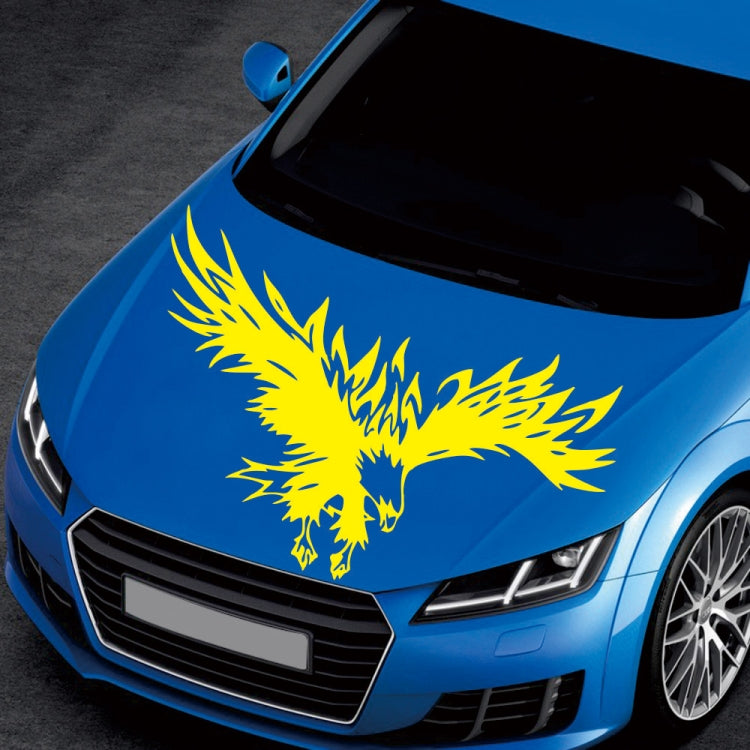 D-733 Eagle Pattern Car Modified Hood Decorative Sticker(Yellow) - Decorative Sticker by PMC TechLife | Online Shopping South Africa | PMC TechLife | Buy Now Pay Later Mobicred