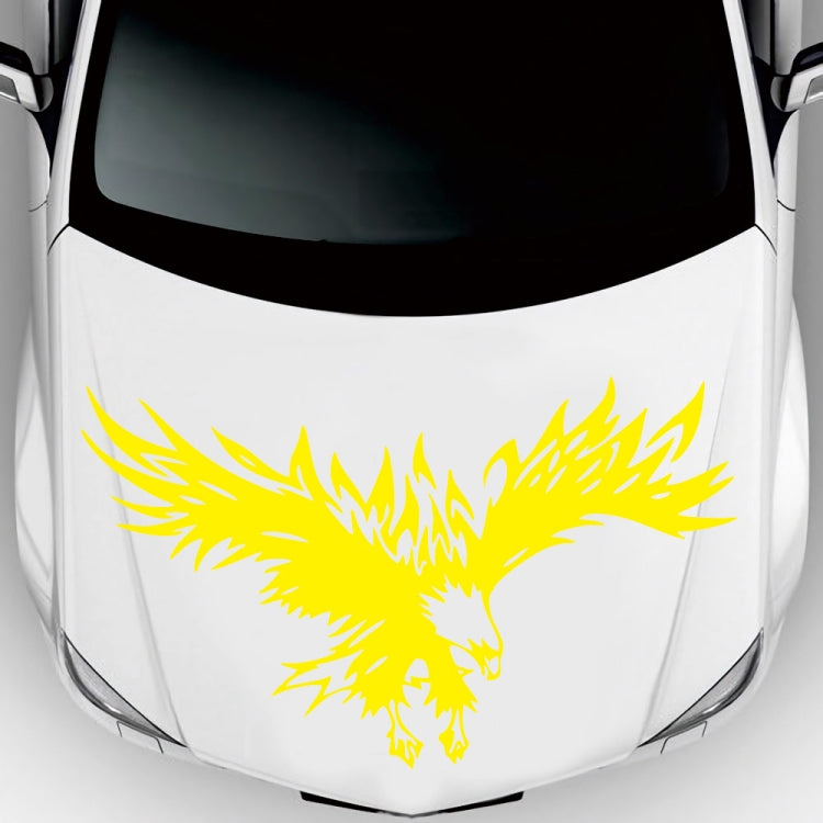 D-733 Eagle Pattern Car Modified Hood Decorative Sticker(Yellow) - Decorative Sticker by PMC Jewellery | Online Shopping South Africa | PMC Jewellery | Buy Now Pay Later Mobicred