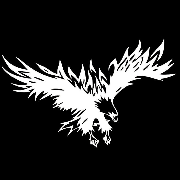 D-733 Eagle Pattern Car Modified Hood Decorative Sticker(White) - Decorative Sticker by PMC TechLife | Online Shopping South Africa | PMC TechLife | Buy Now Pay Later Mobicred