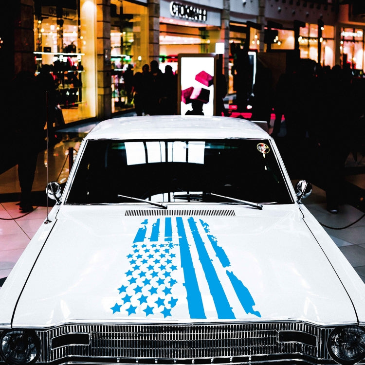 D-778 American Flag Pattern Car Modified Decorative Sticker(Blue) - Decorative Sticker by PMC Jewellery | Online Shopping South Africa | PMC Jewellery | Buy Now Pay Later Mobicred