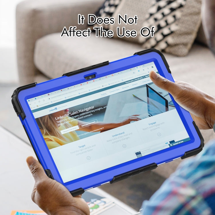 For Lenovo Tab M10 Plus 10.6 3rd Gen 2022 Silicone + PC Tablet Case(Blue + Black) - Lenovo by PMC TechLife | Online Shopping South Africa | PMC TechLife | Buy Now Pay Later Mobicred