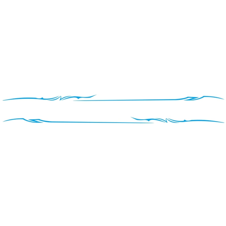 2 PCS/Set D-933 Lightning Pattern Car Modified Decorative Sticker(Blue) - Decorative Sticker by PMC TechLife | Online Shopping South Africa | PMC TechLife | Buy Now Pay Later Mobicred