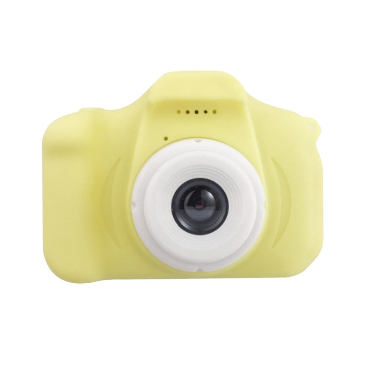 X2S 2.0 Inch LCD Screen Mini Children Camera Digital Camera, Resolution:HD Single Camera 1300W+ 32G Memory Card + Card Reader + Cartoon Stickers(Yellow) - Children Cameras by PMC Jewellery | Online Shopping South Africa | PMC Jewellery | Buy Now Pay Later Mobicred