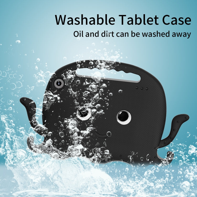 For Amazon Kindle Fire HD 8 / HD 8 Plus Octopus EVA Shockproof Tablet Case with Screen Film & Shoulder Strap(Black) - Amazon by PMC TechLife | Online Shopping South Africa | PMC TechLife | Buy Now Pay Later Mobicred