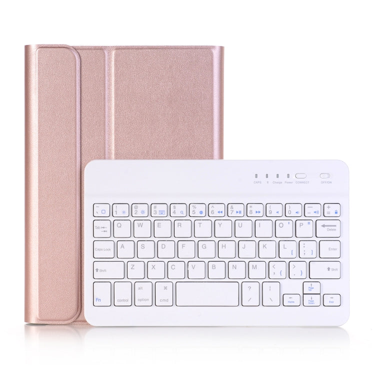 A290 For Galaxy Tab A 8.0 T290 / T295 (2019) Detachable Bluetooth Keyboard Leather Tablet Case with Stand Function(Rose Gold) - Samsung Keyboard by PMC Jewellery | Online Shopping South Africa | PMC Jewellery