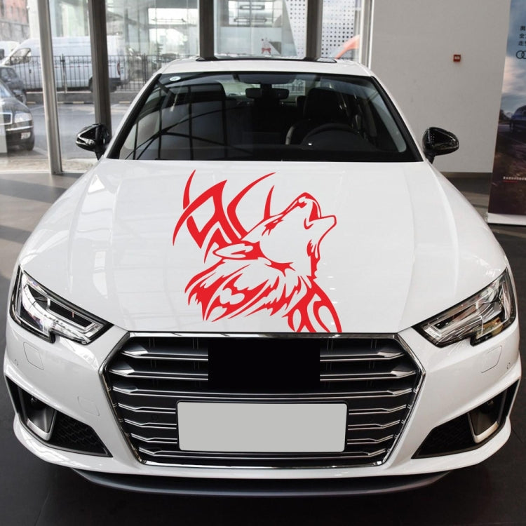 D-967 Wolf Tribe Pattern Car Modified Decorative Sticker(Red) - Decorative Sticker by PMC TechLife | Online Shopping South Africa | PMC TechLife | Buy Now Pay Later Mobicred