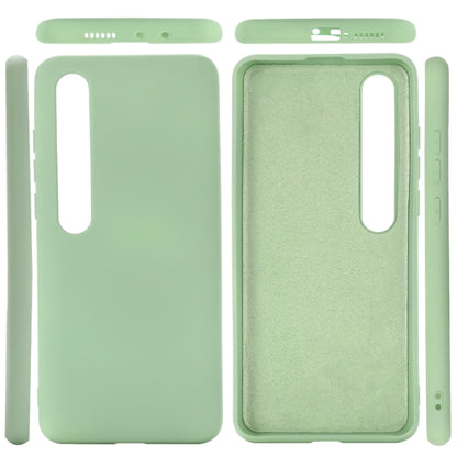 For Xiaomi Mi 10 Pro 5G Solid Color Liquid Silicone Shockproof Coverage Case(Green) - Xiaomi Cases by PMC Jewellery | Online Shopping South Africa | PMC Jewellery | Buy Now Pay Later Mobicred