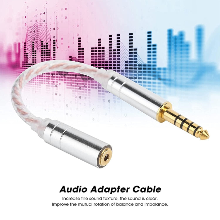 ZS0156 Balanced Inter-conversion Audio Cable(2.5 Balanced Male to 4.4 Balanced Female) - Headset Accessories by PMC Jewellery | Online Shopping South Africa | PMC Jewellery | Buy Now Pay Later Mobicred