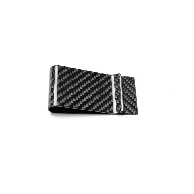 Car Carbon Fiber Card Holder Wallet Credit Card Clip(Polished) - Sunglasses & Glasses Clips by PMC Jewellery | Online Shopping South Africa | PMC Jewellery | Buy Now Pay Later Mobicred