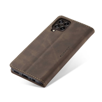 For Samsung Galaxy M33 5G CaseMe 013 Multifunctional Horizontal Flip Leather Phone Case(Coffee) - Galaxy Phone Cases by CaseMe | Online Shopping South Africa | PMC Jewellery | Buy Now Pay Later Mobicred