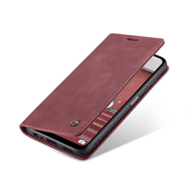 For Samsung Galaxy M33 5G CaseMe 013 Multifunctional Horizontal Flip Leather Phone Case(Wine Red) - Galaxy Phone Cases by CaseMe | Online Shopping South Africa | PMC Jewellery | Buy Now Pay Later Mobicred