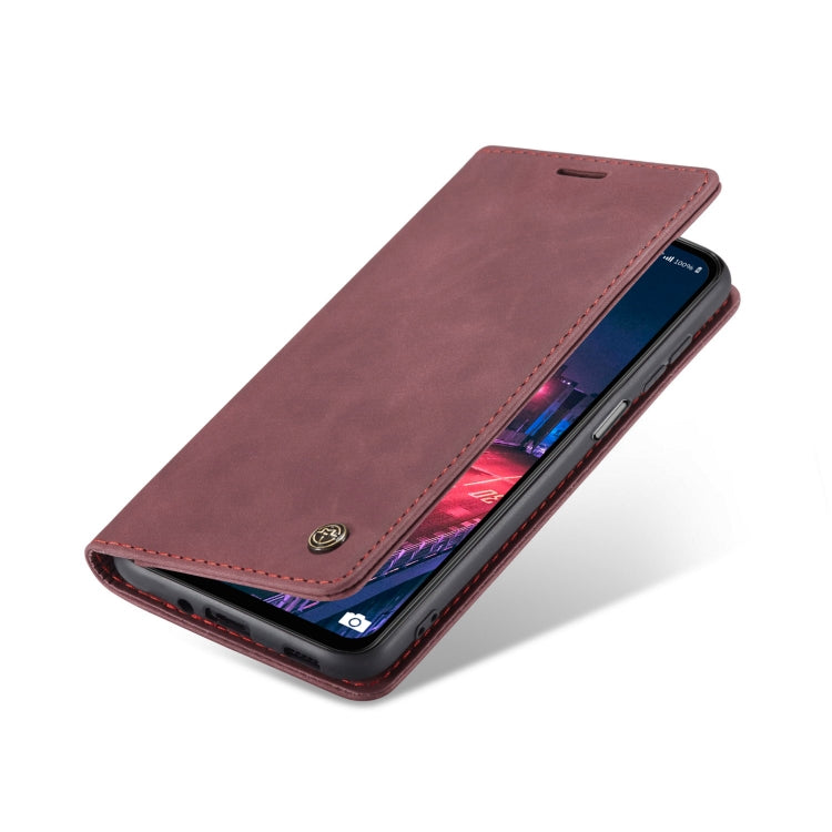 For Samsung Galaxy M53 5G CaseMe 013 Multifunctional Horizontal Flip Leather Phone Case(Wine Red) - Galaxy Phone Cases by CaseMe | Online Shopping South Africa | PMC Jewellery | Buy Now Pay Later Mobicred