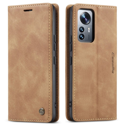 For Xiaomi 12 Lite CaseMe 013 Multifunctional Horizontal Flip Leather Phone Case(Brown) - Xiaomi Cases by CaseMe | Online Shopping South Africa | PMC Jewellery | Buy Now Pay Later Mobicred