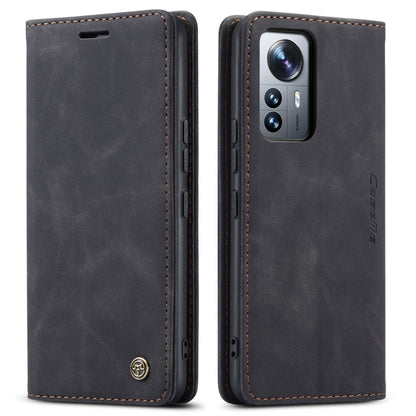 For Xiaomi 12 Lite CaseMe 013 Multifunctional Horizontal Flip Leather Phone Case(Black) - Xiaomi Cases by CaseMe | Online Shopping South Africa | PMC Jewellery | Buy Now Pay Later Mobicred