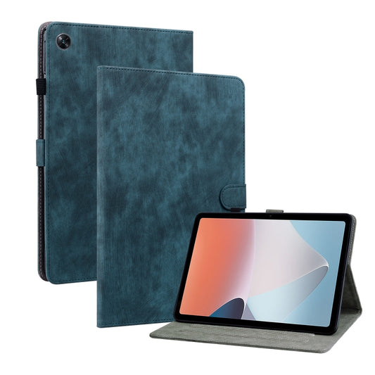 For OPPO Pad Air Tiger Pattern PU Tablet Case(Dark Blue) - OPPO by PMC Jewellery | Online Shopping South Africa | PMC Jewellery | Buy Now Pay Later Mobicred