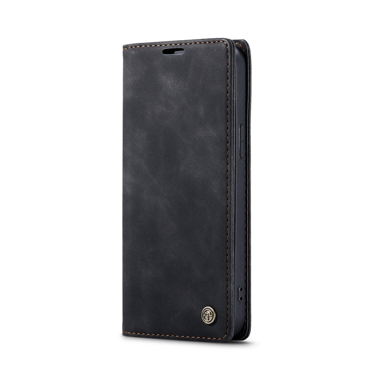 For iPhone 14 Pro CaseMe-013 Multifunctional Retro Frosted Leather Phone Case(Black) - free shipping - PMC TechLife - Order now!