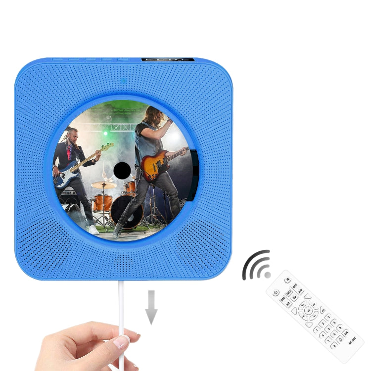 Kecag KC-809 10W Portable Bluetooth Album CD Player Player(Blue) - free shipping - PMC Jewellery - Order now!