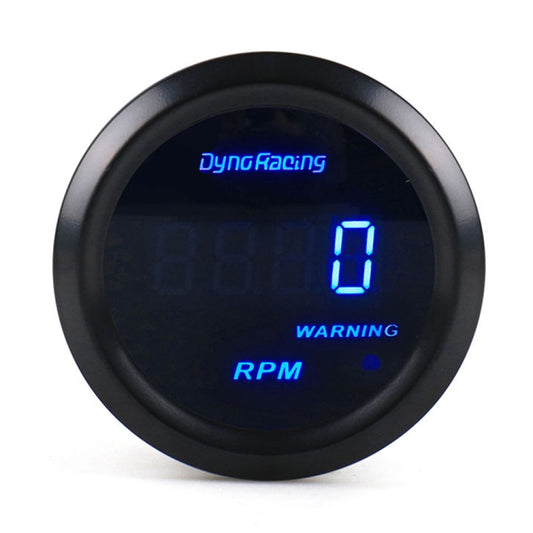 Car Modified 12V Universal 52mm Blue Light Digital Display Meter, Style:Tachometer - Car Modification by PMC Jewellery | Online Shopping South Africa | PMC Jewellery | Buy Now Pay Later Mobicred