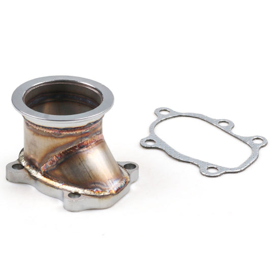 Car Modified 63mm Turbo Down Pipe V-band Adapter with Clamp Flange - Engine Fittings by PMC Jewellery | Online Shopping South Africa | PMC Jewellery | Buy Now Pay Later Mobicred