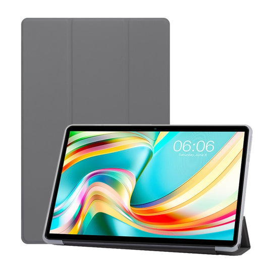 Teclast 3-Fold Holder Folio Leather Tablet Case For Teclast P25 (WMC0806) (Grey) - Teclast by TECLAST | Online Shopping South Africa | PMC Jewellery | Buy Now Pay Later Mobicred