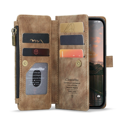 For iPhone 14 Pro CaseMe C30 Multifunctional Phone Leather Case(Brown) - iPhone 14 Pro Cases by CaseMe | Online Shopping South Africa | PMC Jewellery | Buy Now Pay Later Mobicred