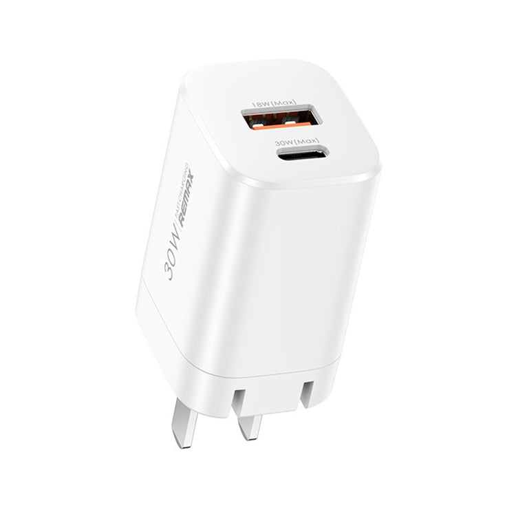 REMAX RP-U6 Magic Speed Series 30W USB+USB-C / Type-C Foldable Fast Charger, Specification:CN Plug(White) - USB Charger by REMAX | Online Shopping South Africa | PMC Jewellery | Buy Now Pay Later Mobicred