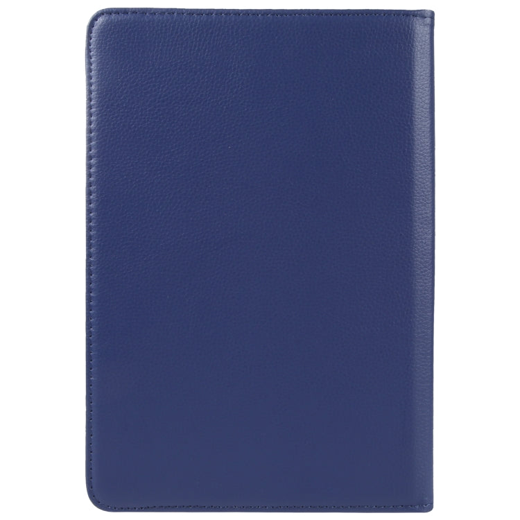 For 10 inch Tablet 360 Degree Rotation Litchi Texture Flip Leather Tablet Case(Blue) - 10 - 11 inch by PMC Jewellery | Online Shopping South Africa | PMC Jewellery | Buy Now Pay Later Mobicred