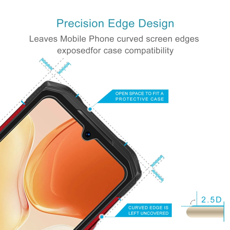 50 PCS 0.26mm 9H 2.5D Tempered Glass Film For DOOGEE S89 - For Doogee by PMC Jewellery | Online Shopping South Africa | PMC Jewellery | Buy Now Pay Later Mobicred