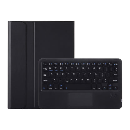 OP11-AS Lambskin Texture Ultra-thin Bluetooth Keyboard Leather Case with Touchpad & Backlight For OPPO Pad 11 inch(Black) - Others Keyboard by PMC Jewellery | Online Shopping South Africa | PMC Jewellery