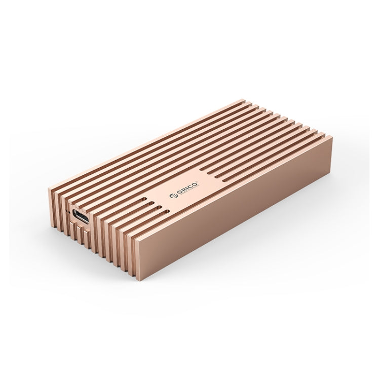 ORICO M234C3-U4-RG 40Gbps M.2 NVME USB4.0 SSD Enclosure(Gold) - HDD Enclosure by ORICO | Online Shopping South Africa | PMC TechLife | Buy Now Pay Later Mobicred
